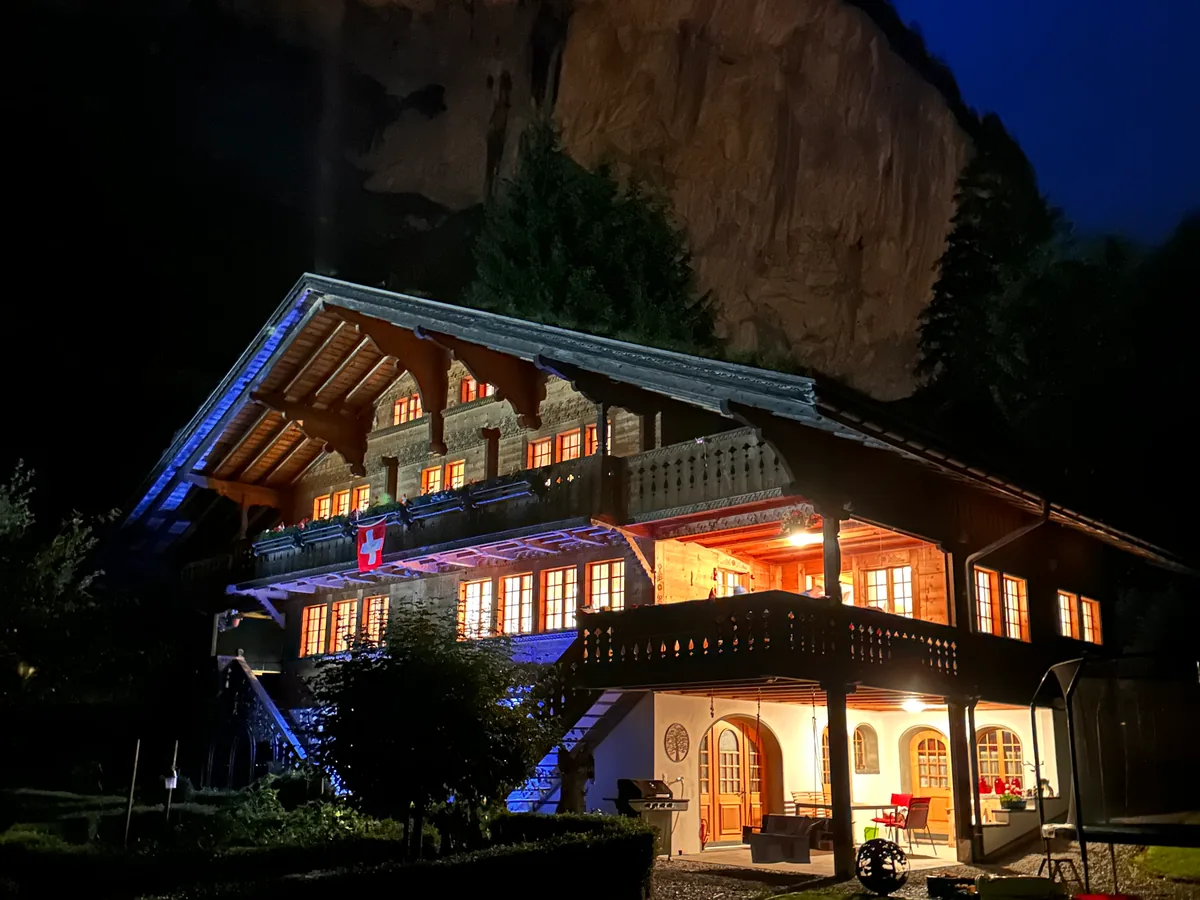 The Nest studio at Chalet Staubbach, Lauterbrunnen