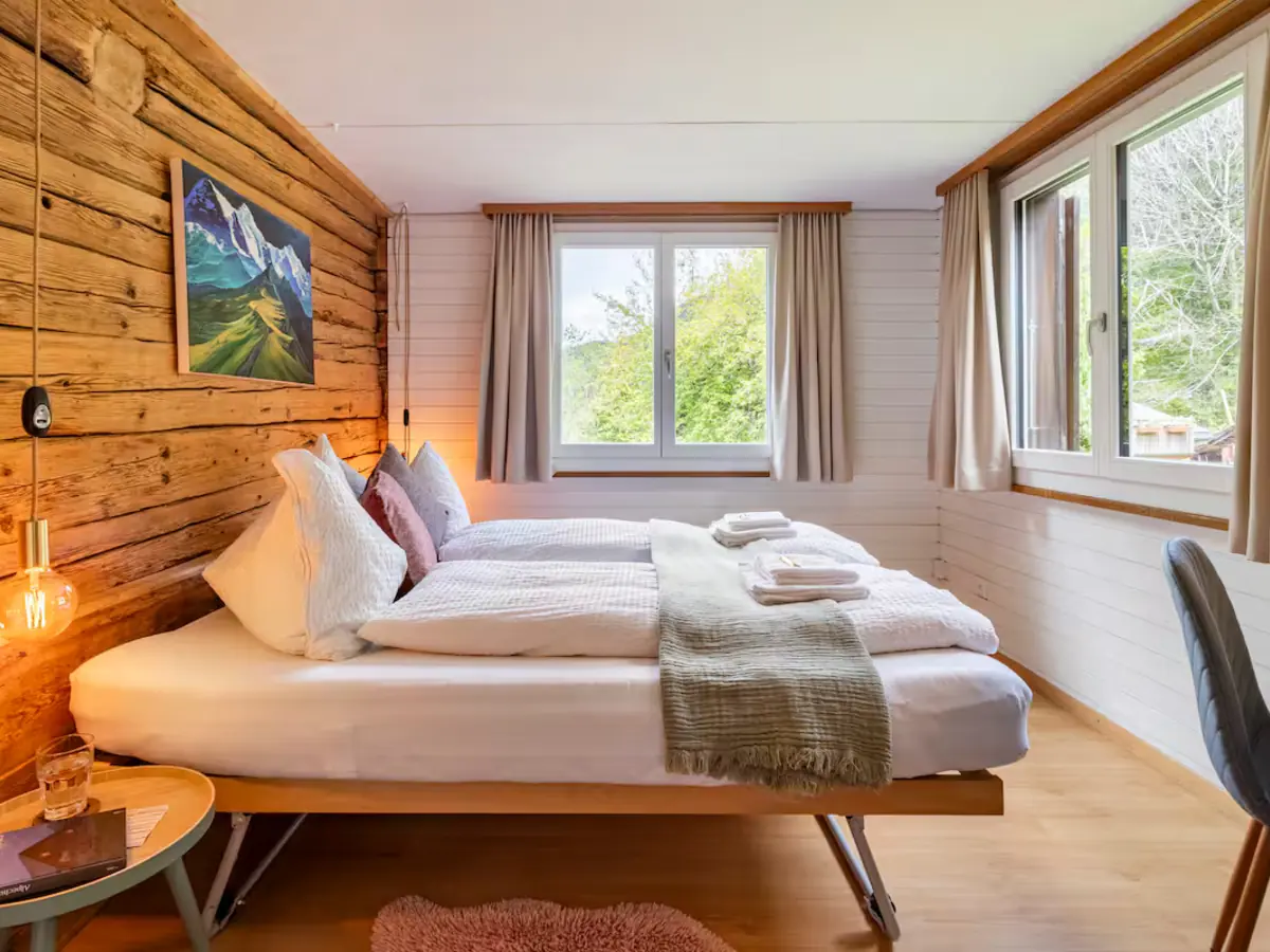Rustic modern studio in Wengen